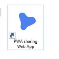 Windows10 安裝 Web App 顯示名稱